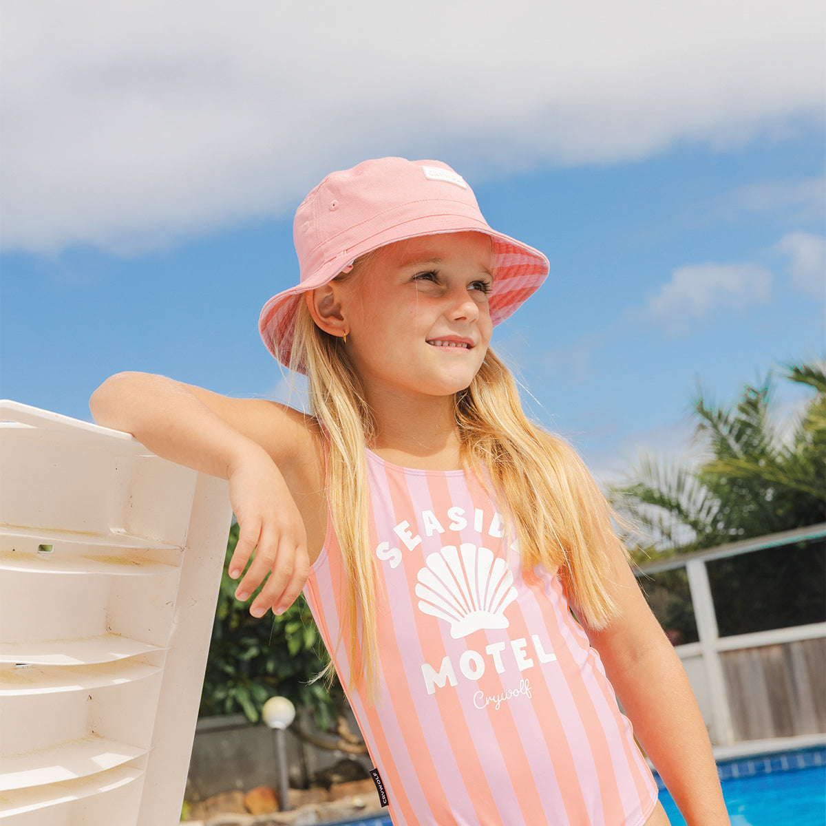 Crywolf Swimsuit Seashell Stripe