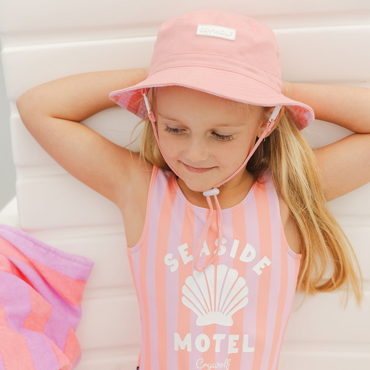 Crywolf Swimsuit Seashell Stripe
