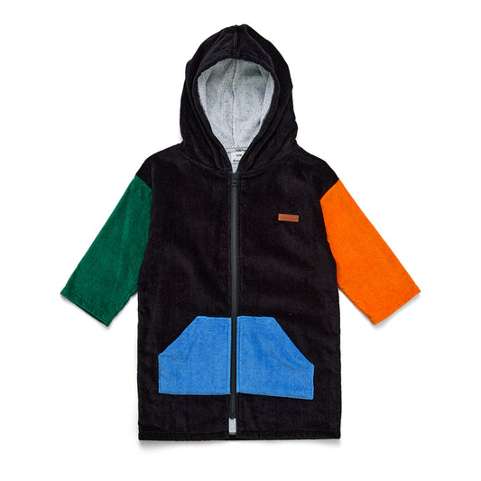 Crywolf Zip-Up Towel Seaside Colourblock