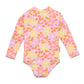 Crywolf Long Sleeve Swimsuit Hibiscus Daze