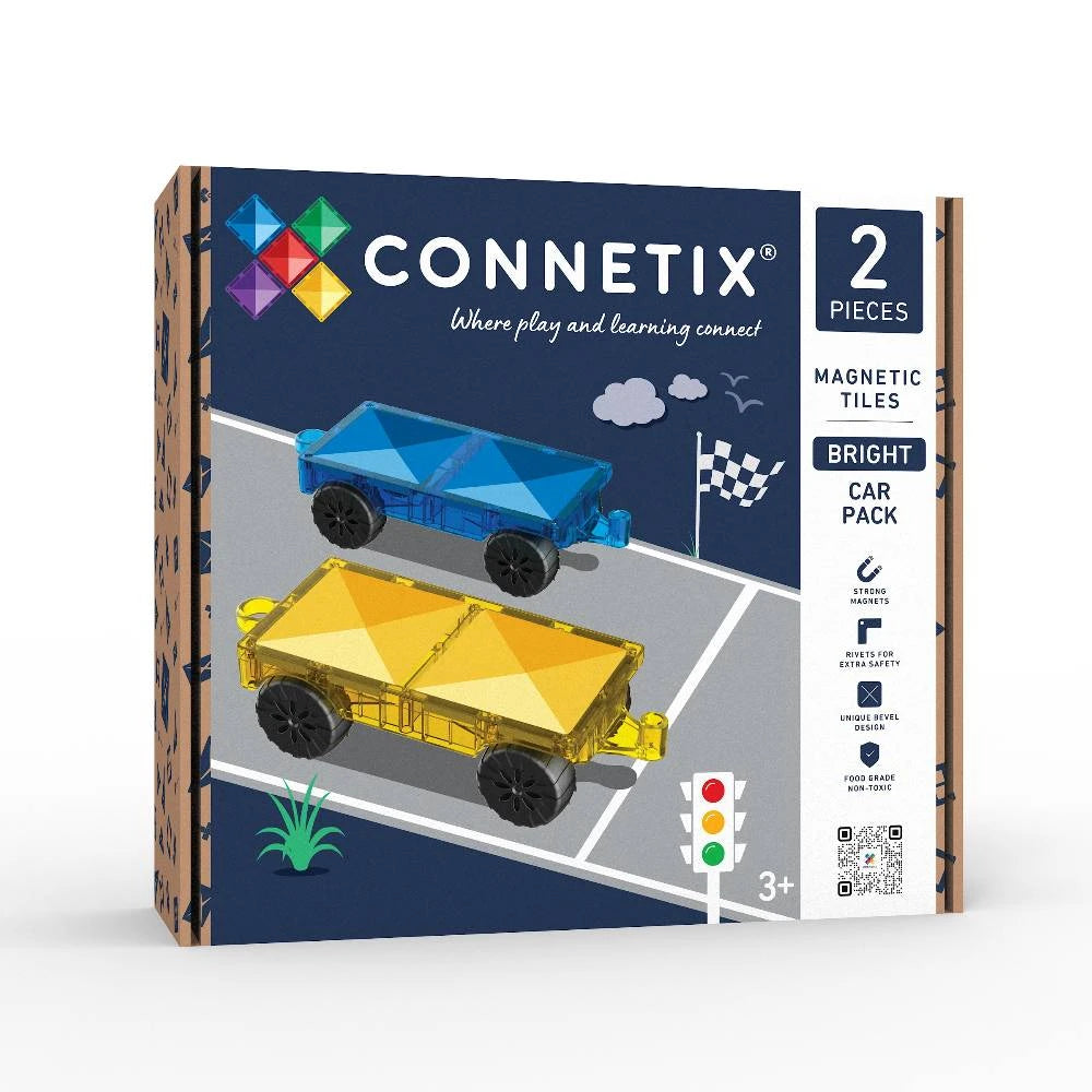 Connetix Bright Car Pack 2pc
