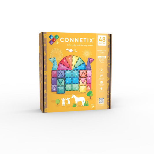 Connetix Glitter Castle Pack 48 pc