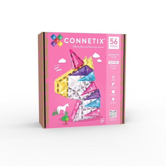 Connetix Glitter Unicorn Pack 56 pc