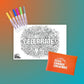 Little Change Creators Pocket Reuseable Colouring Set Celebrate