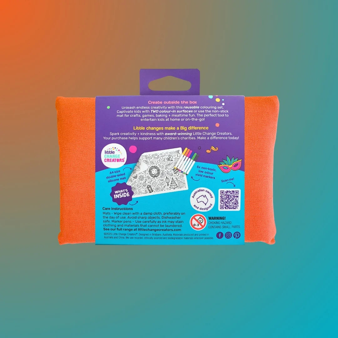 Little Change Creators Pocket Reuseable Colouring Set Celebrate