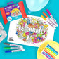 Little Change Creators Pocket Reuseable Colouring Set Celebrate