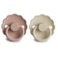 FRIGG Daisy Natural Rubber Pacifier Blush | Cream