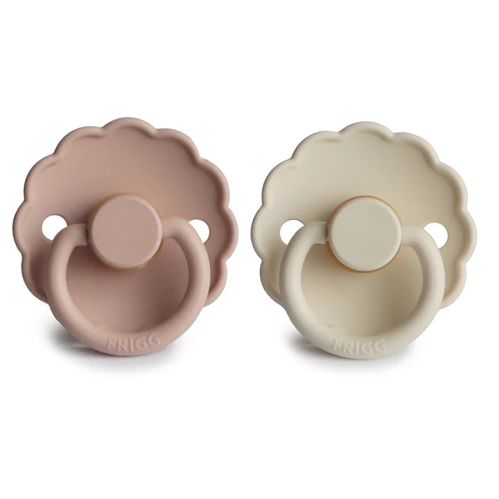 FRIGG Daisy Natural Rubber Pacifier Blush | Cream