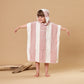 Crywolf Hooded Towel Blush Stripe