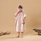Crywolf Hooded Towel Blush Stripe