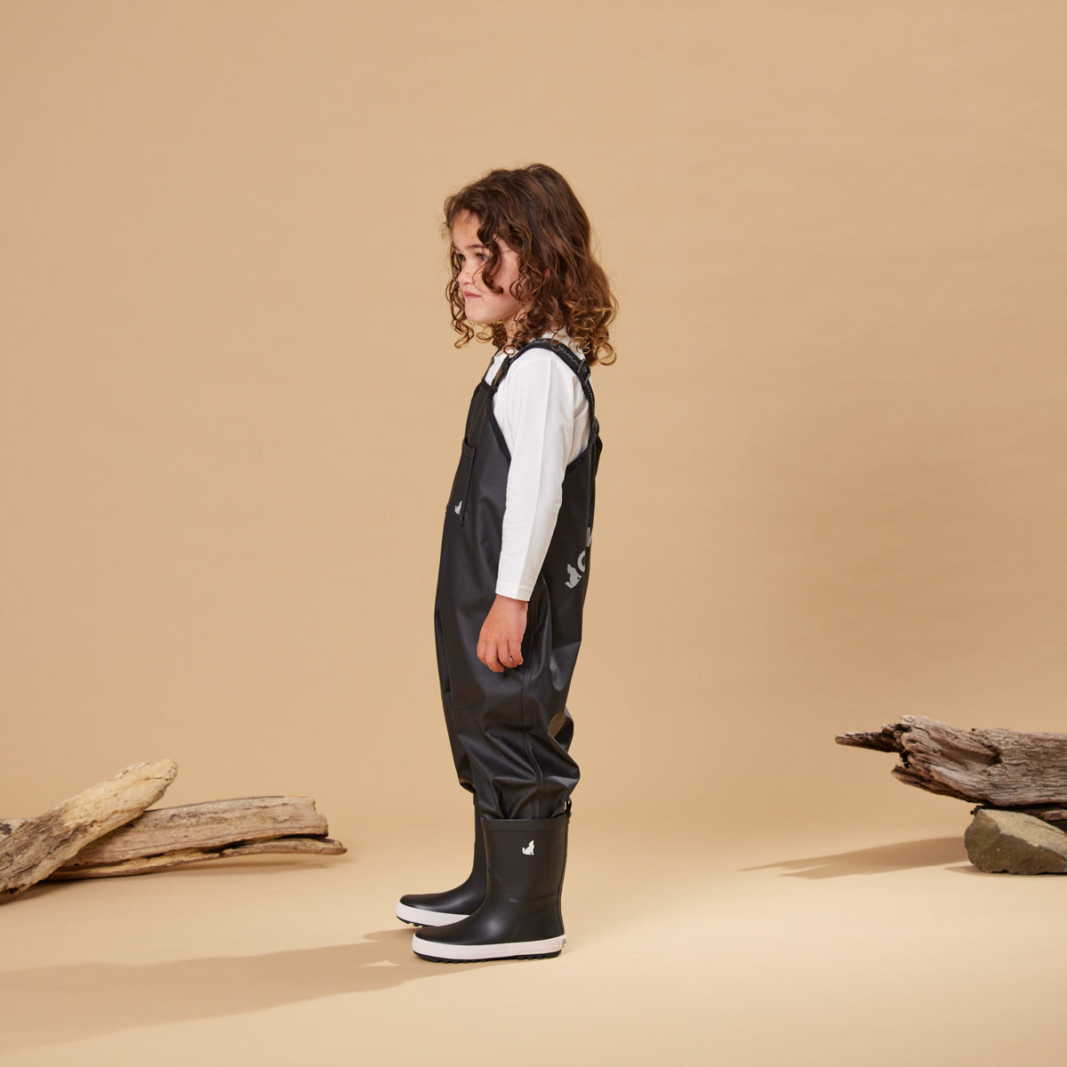 Crywolf Rain Overalls Black
