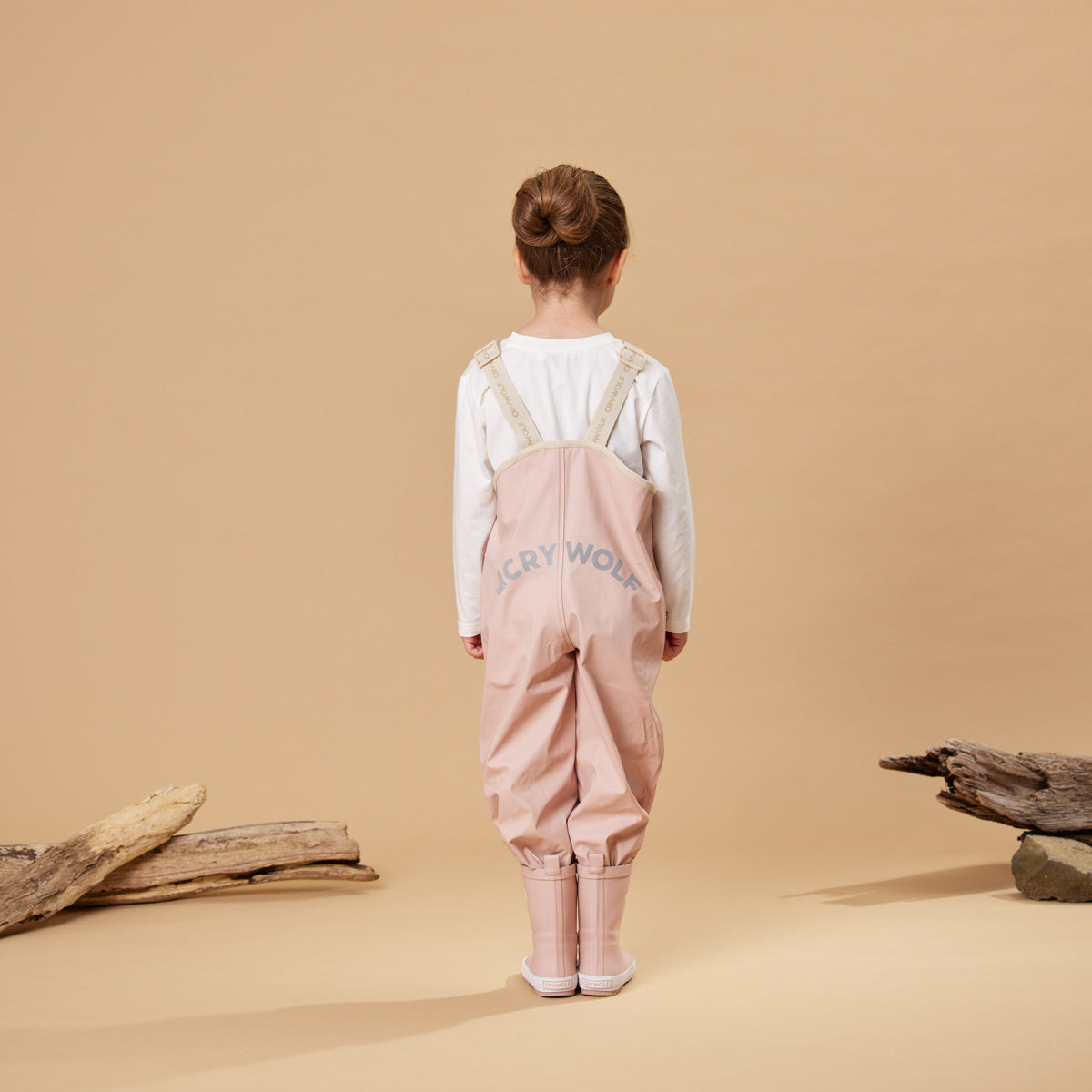 Crywolf Rain Overalls Dusty Pink