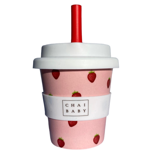 Chai Baby Strawberries & Cream Babyccino Cup