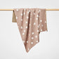 Over the Dandelions Daisy Organic Blanket Mushroom