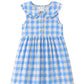 Milky Daisy Check Dress