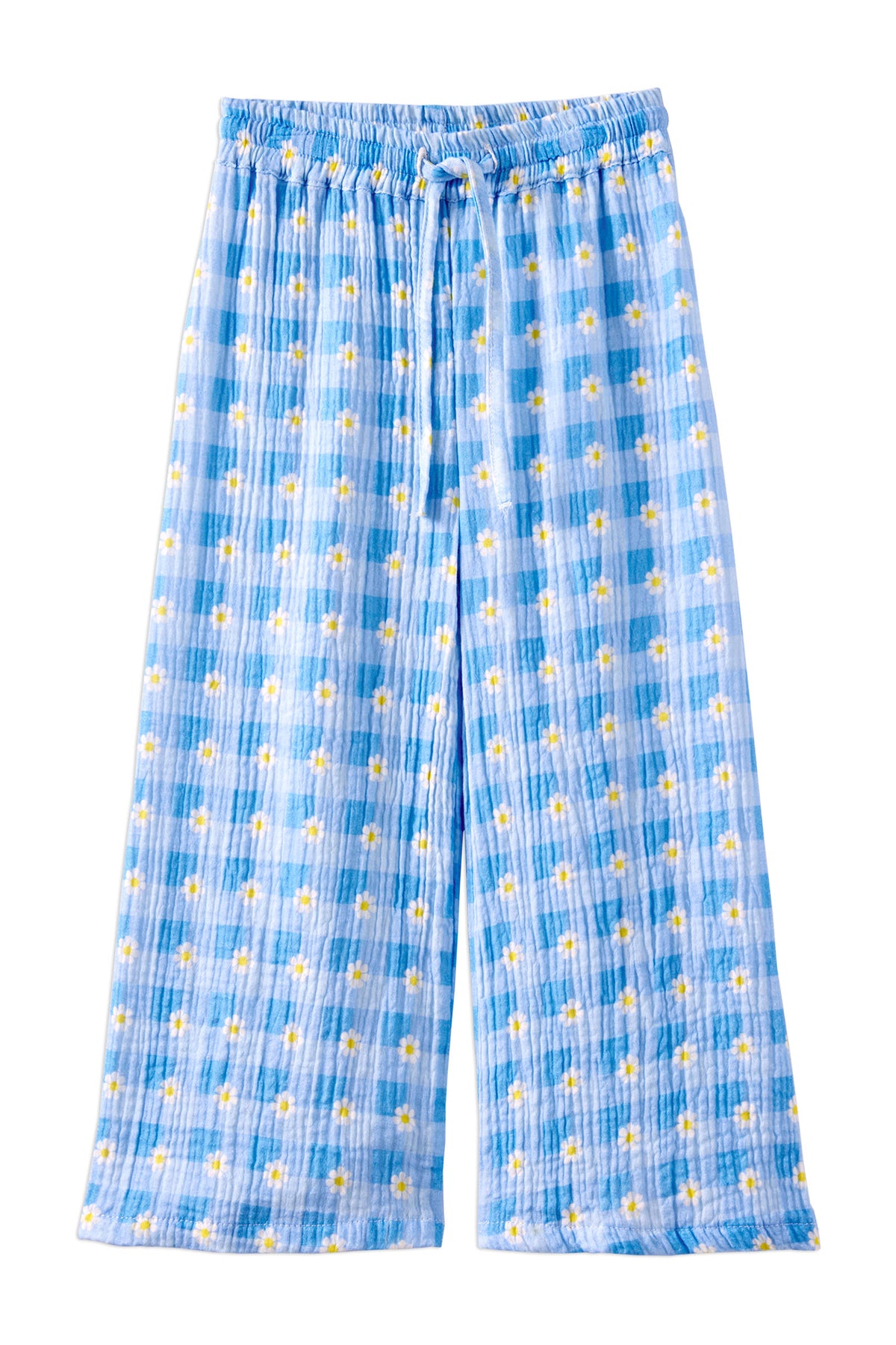 Milky Daisy Check Pant