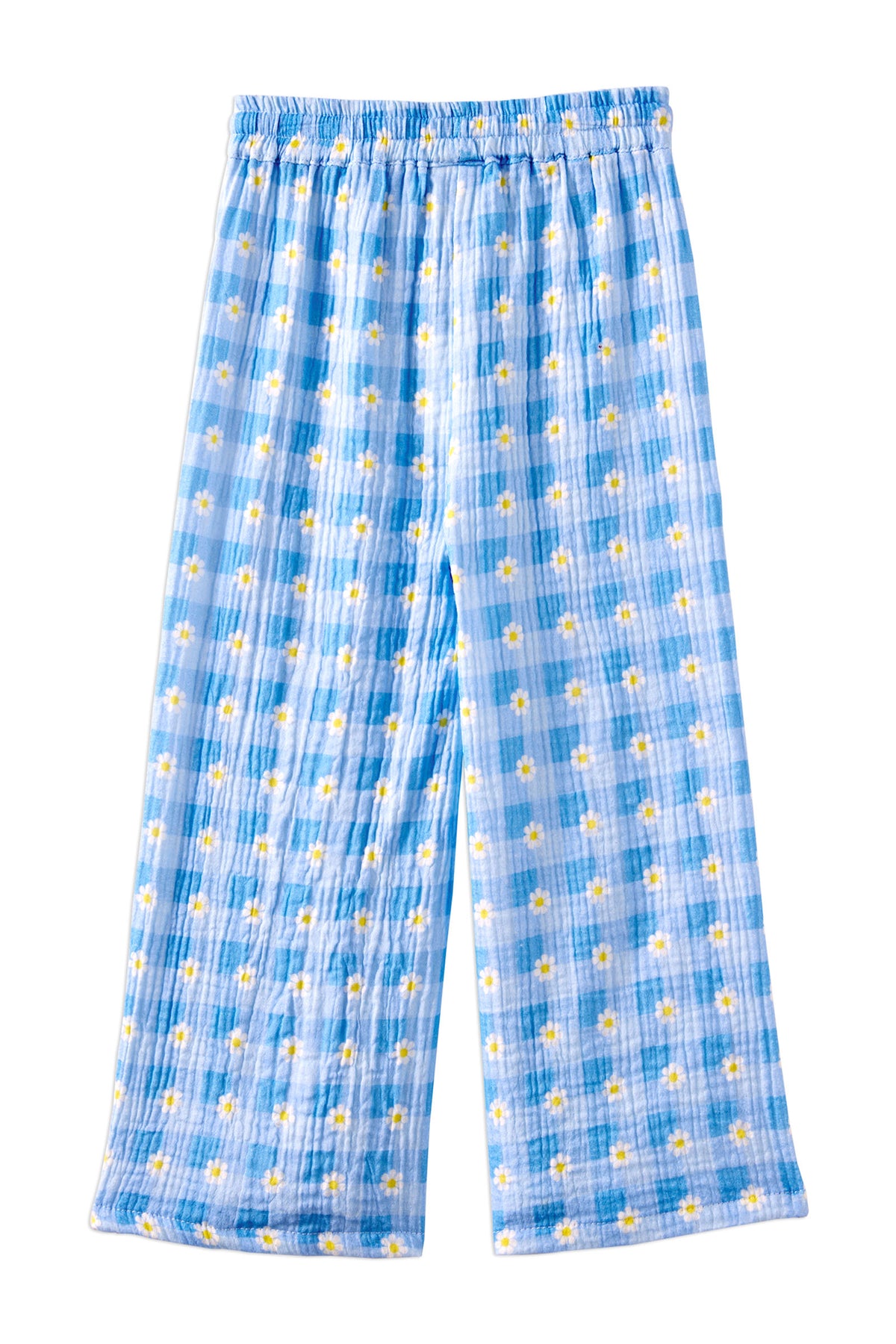 Milky Daisy Check Pant