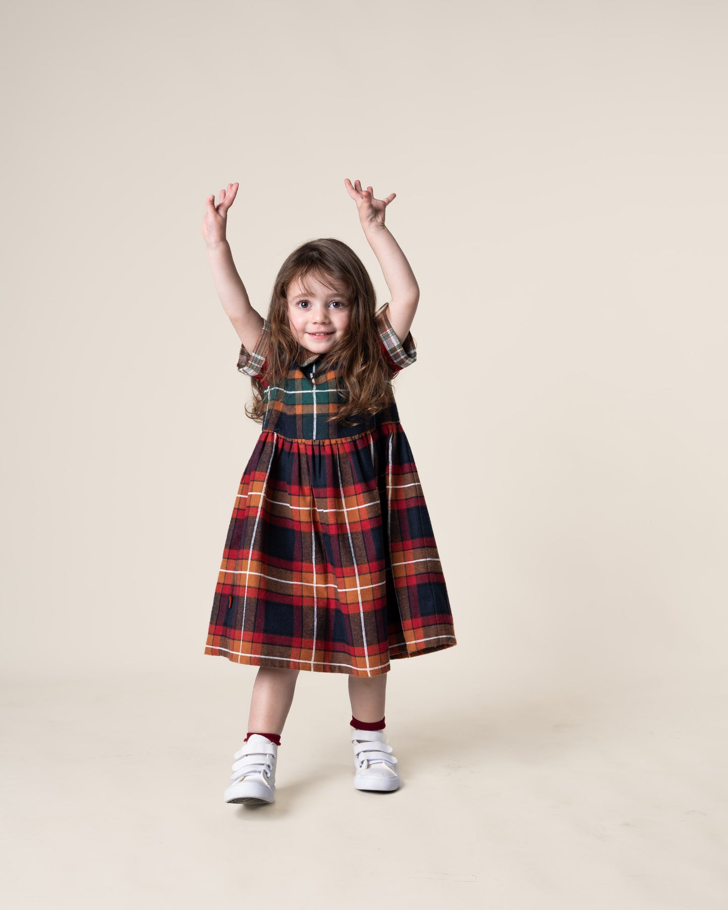 Das Ist Maurice Empire Dress | Tartan