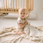 Aster & Oak Safari Henley Romper Beige