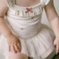 Aster & Oak Cherry Tutu Singlet Onesie Natural