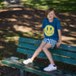 Radicool Smiley Bolt Tee Petrol