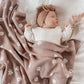 Over the Dandelions Daisy Organic Blanket Mushroom