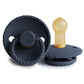 Frigg Rope Natural Rubber Pacifiers Dark Navy