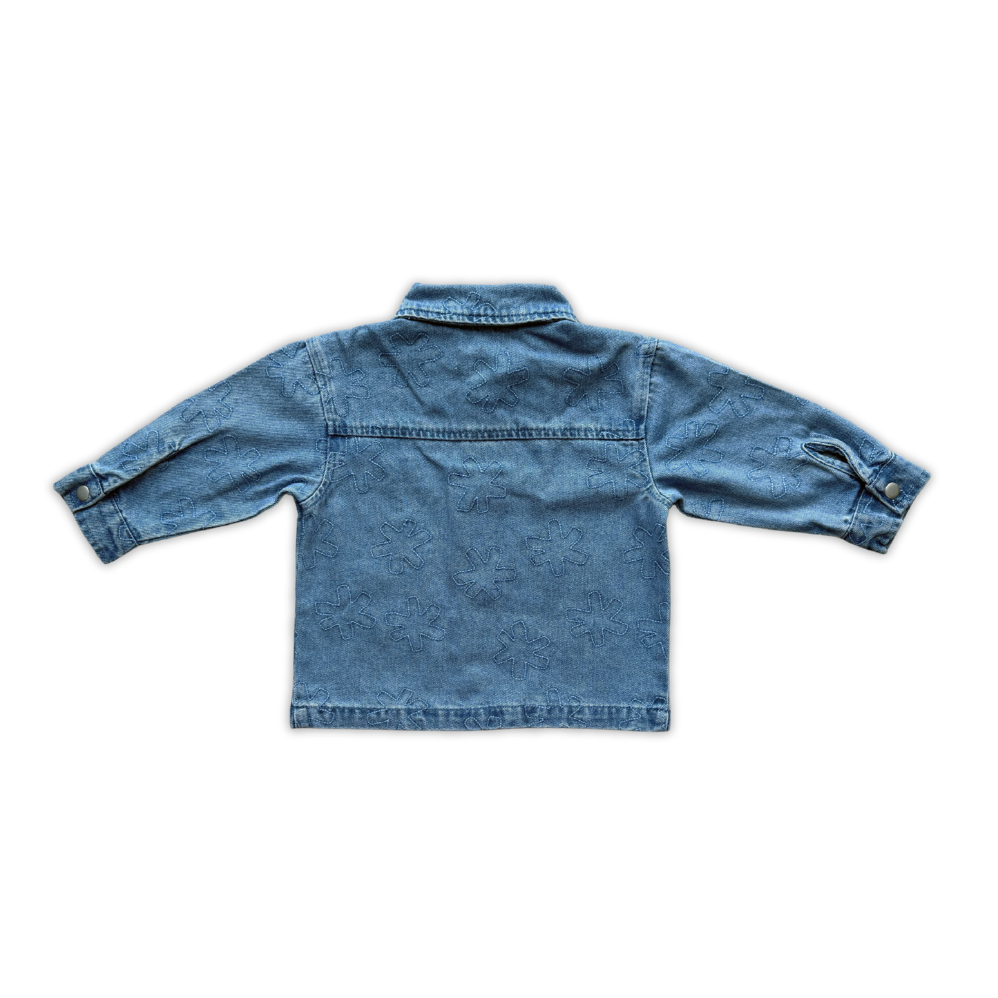 Grown Organic Starlight Embroidery Denim Shirt Jacket