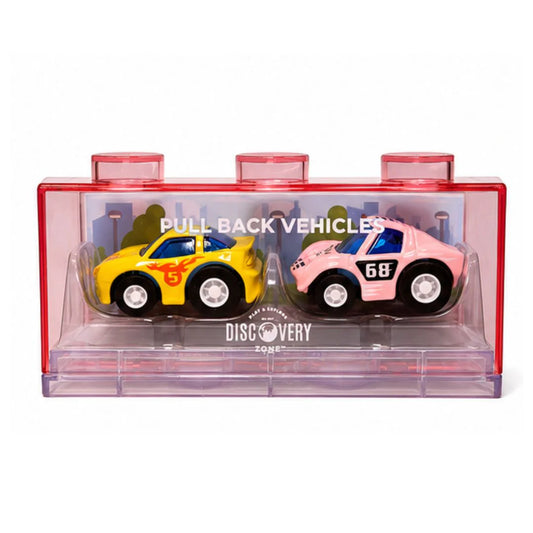 Discovery Zone Pull Back Vehicles Mini Set of 2
