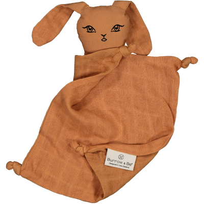 Burrow & Be Muslin Bunny Comforter Rust