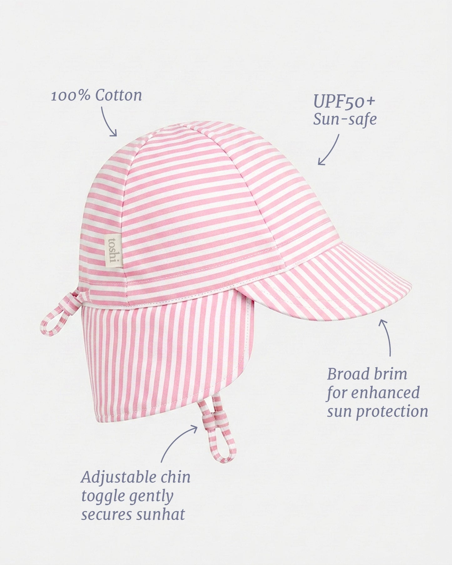 Toshi Flap Cap Mini Blossom