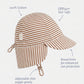 Toshi Flap Cap Mini Mocha