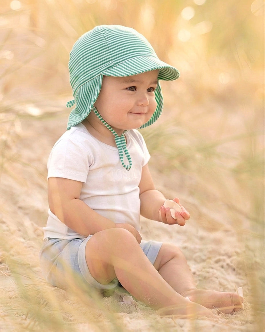 Toshi Flap Cap Mini Pistachio
