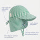Toshi Flap Cap Mini Pistachio