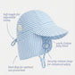 Toshi Flap Cap Mini Sea