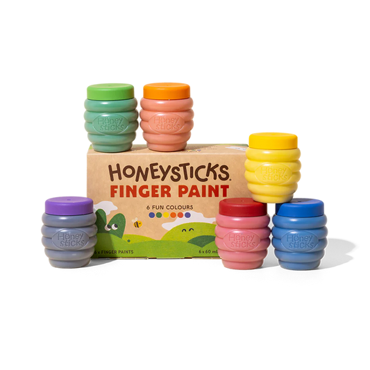 Honeysticks Finger Paint 60ml 6 Pack