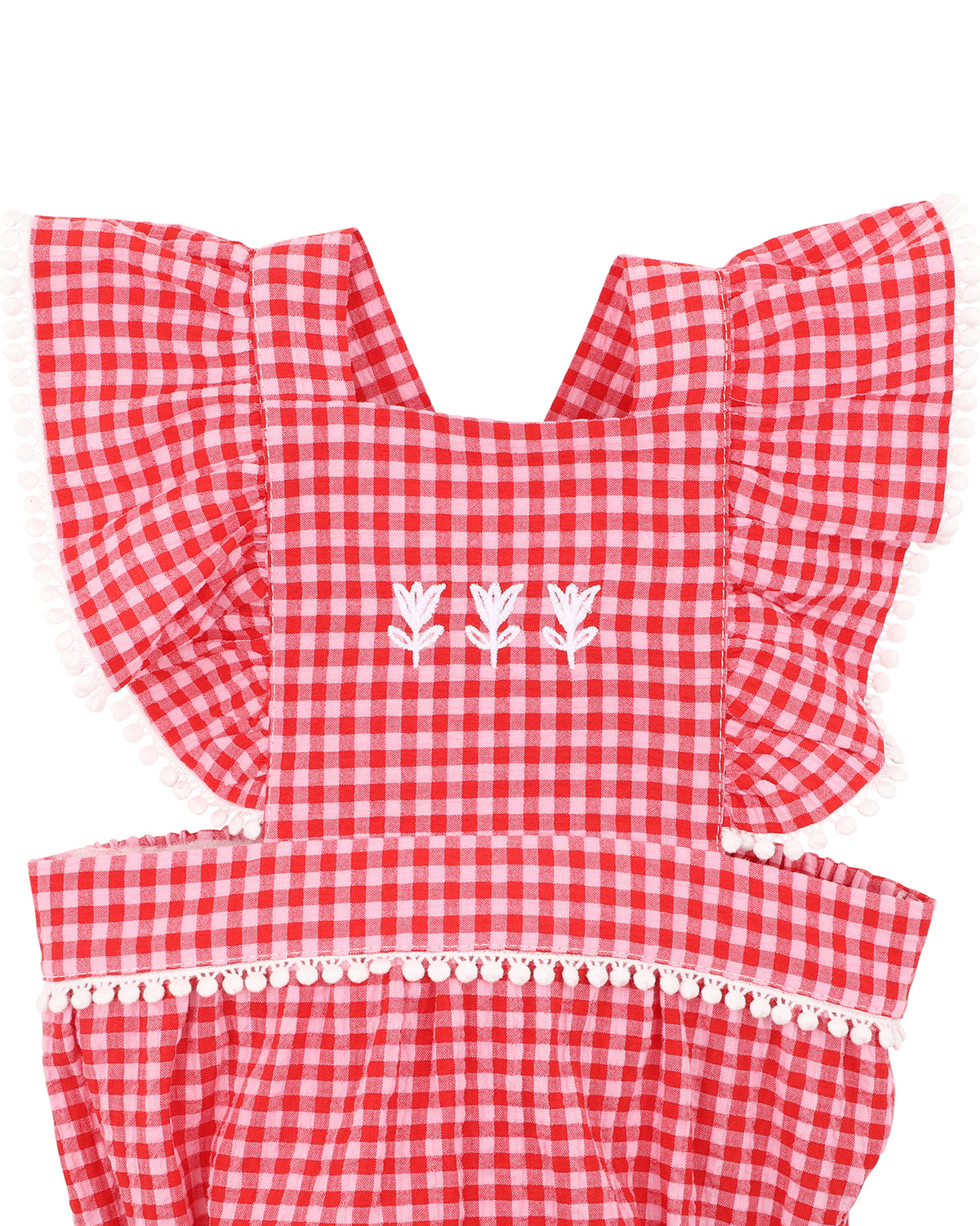 Minihaha Sundae Gingham Bodysuit