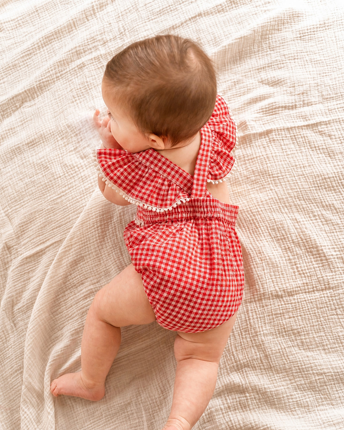 Minihaha Sundae Gingham Bodysuit
