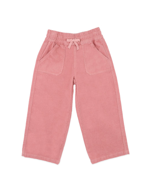 Minihaha Girls Wild Garden Cord Pull On Pants Rose