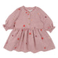 Minihaha Baby Orchard Bloom Embroidery Check Dress Dusty Pink