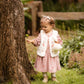 Minihaha Baby Orchard Bloom Embroidery Check Dress Dusty Pink
