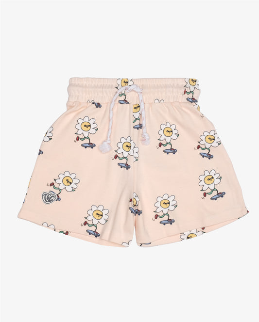 The Girl Club Daisy Skater On Repeat Lounge Shorts