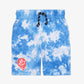 Band of Boys Drippin in Smiles Blue Tie-Dye Shorts