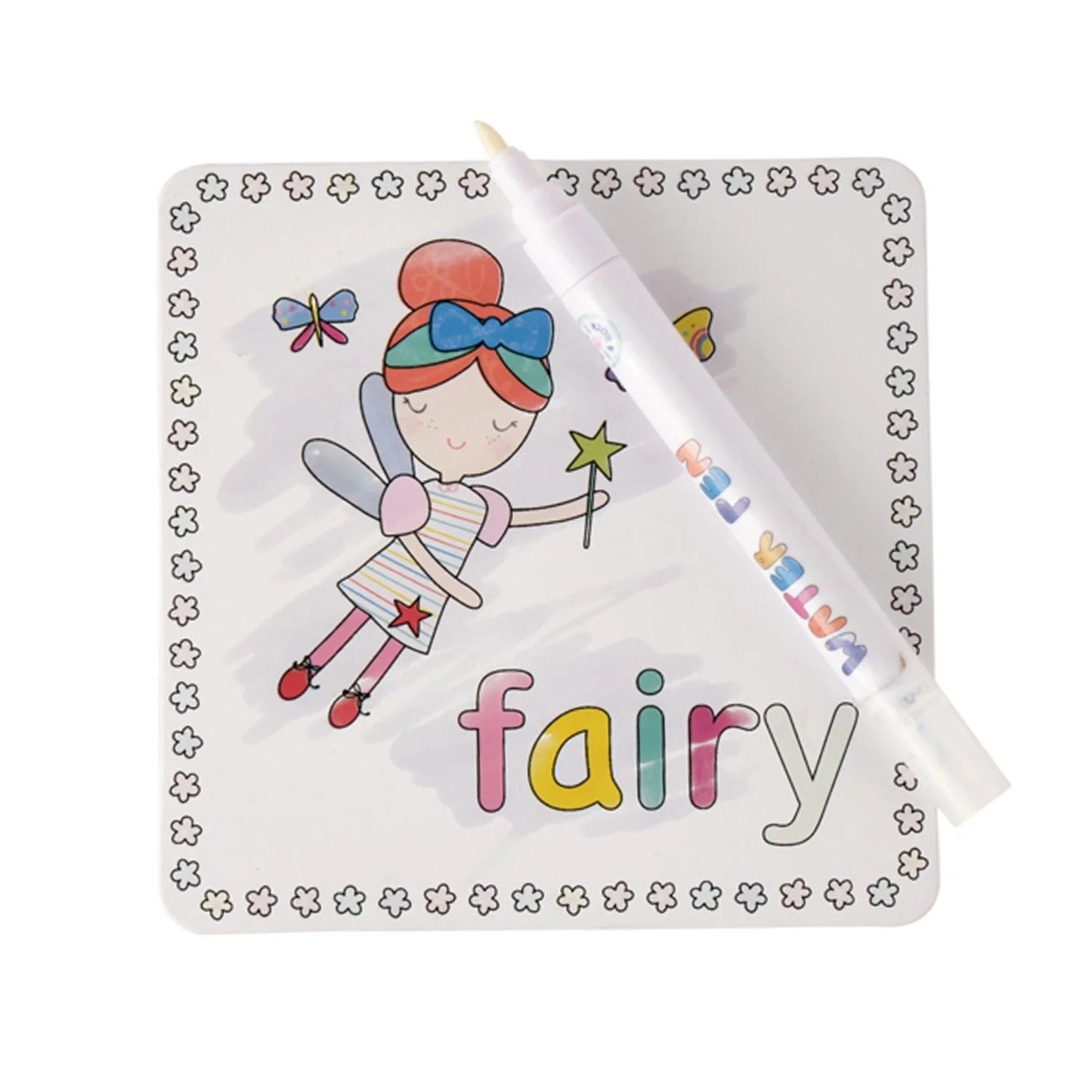 Floss & Rock Magic Colour Changing Water Cards | Rainbow Fairy