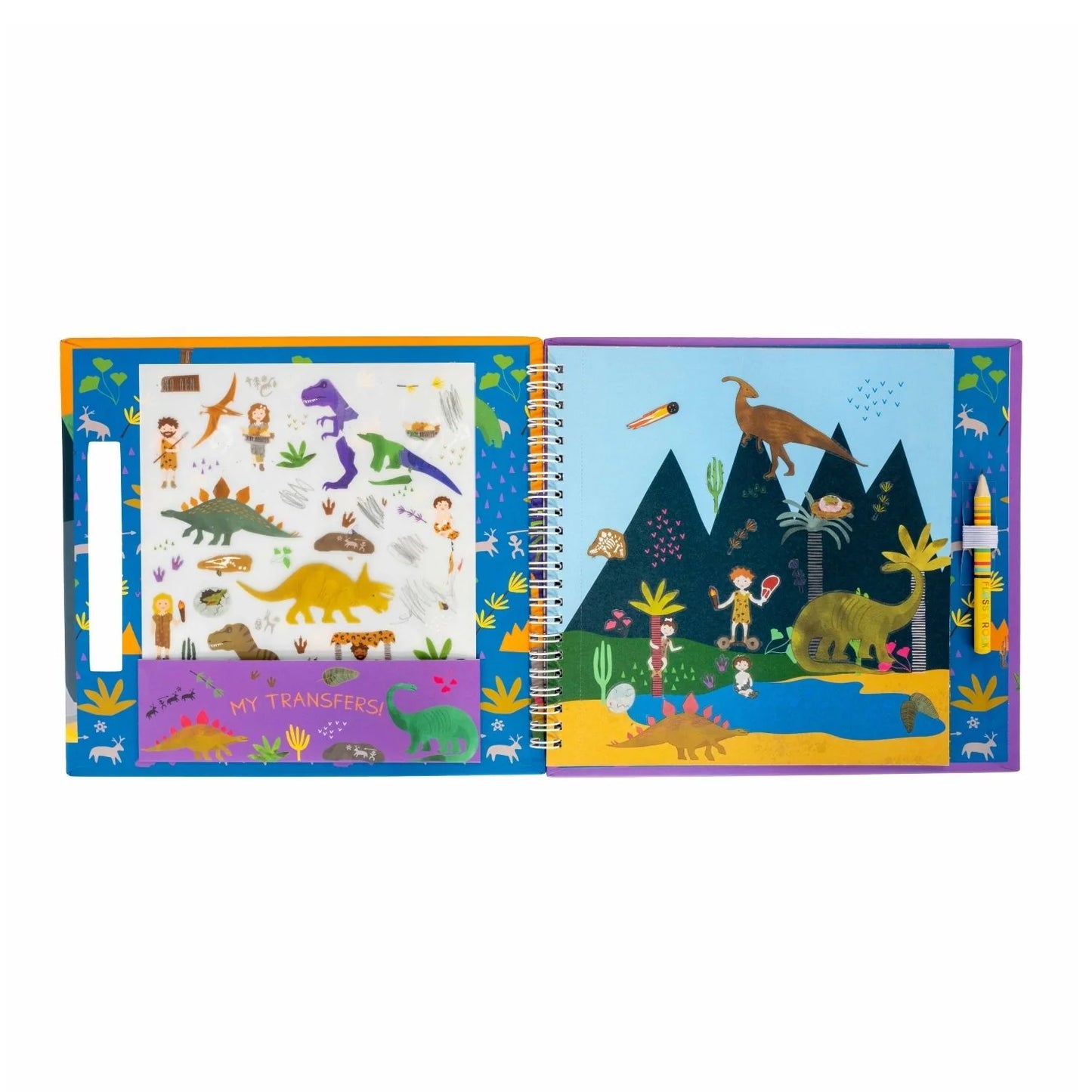 Floss & Rock Transfer Fun | Dinosaur