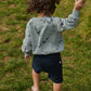 Nature Baby Emerson Sweater Raccoon Rhapsody Print