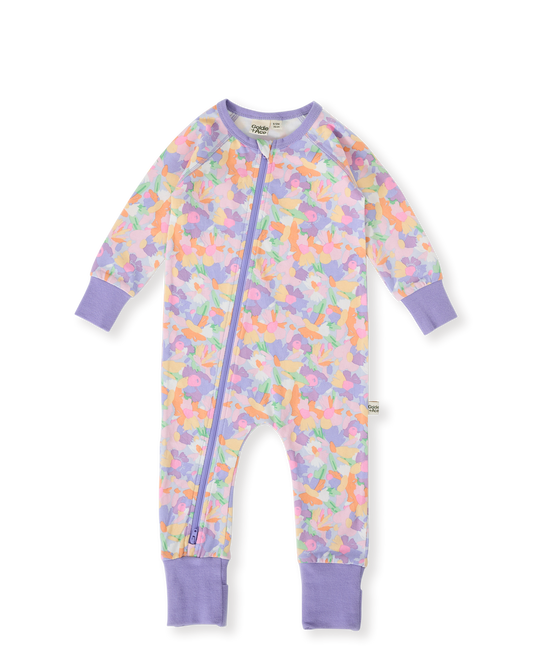 Goldie + Ace Pastel Bouquet Zipsuit