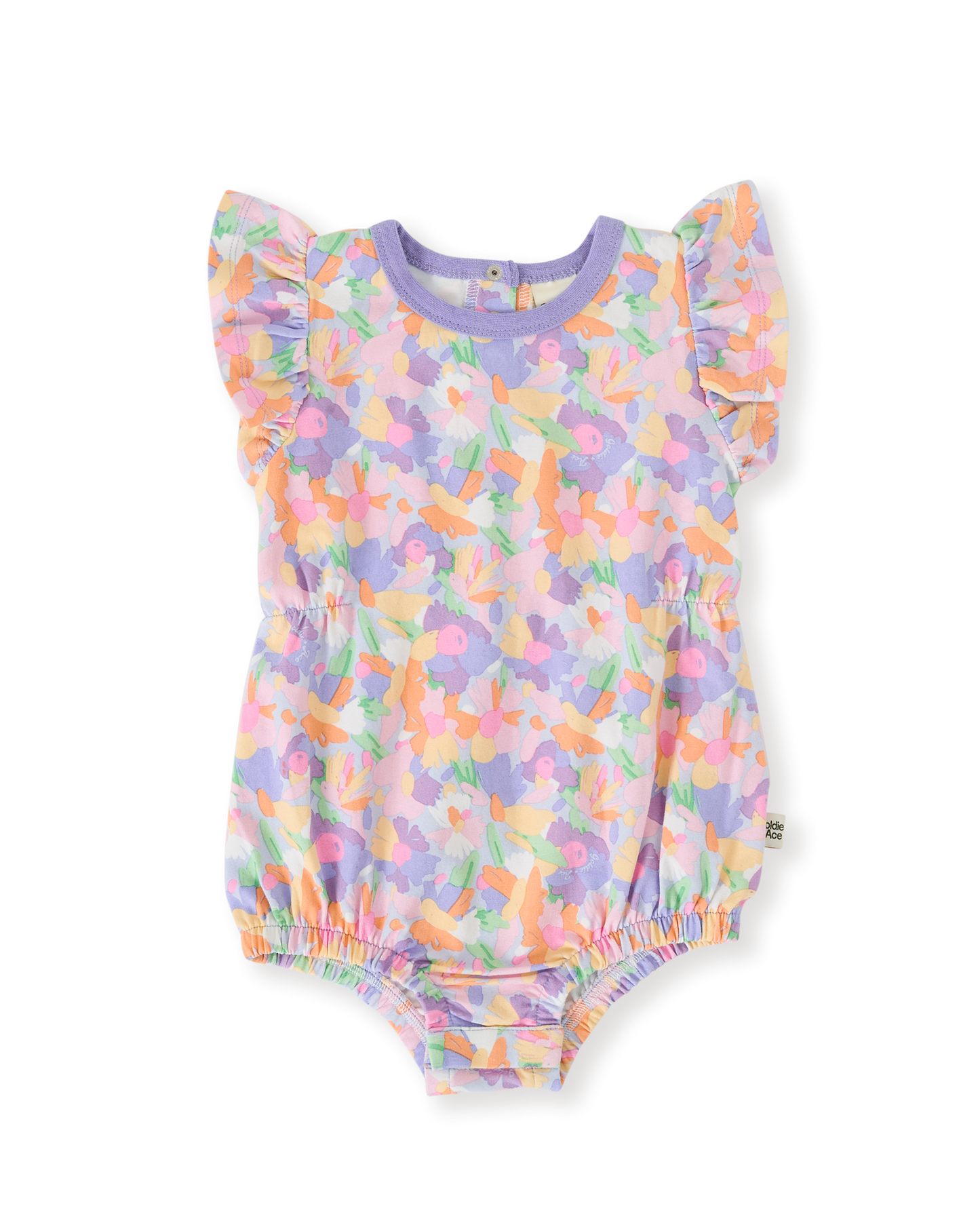 Goldie + Ace Pastel Bouquet Frill Bubble Romper