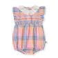Goldie + Ace Rainbow Gingham Lani Smocked Romper