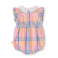 Goldie + Ace Rainbow Gingham Lani Smocked Romper